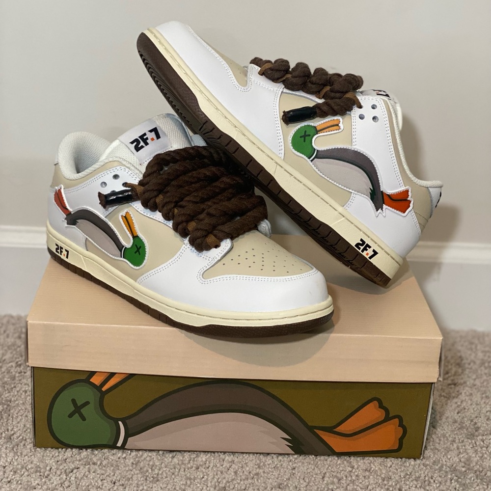 2F.7 Duck Dunks “Cream Soda” - Size 10